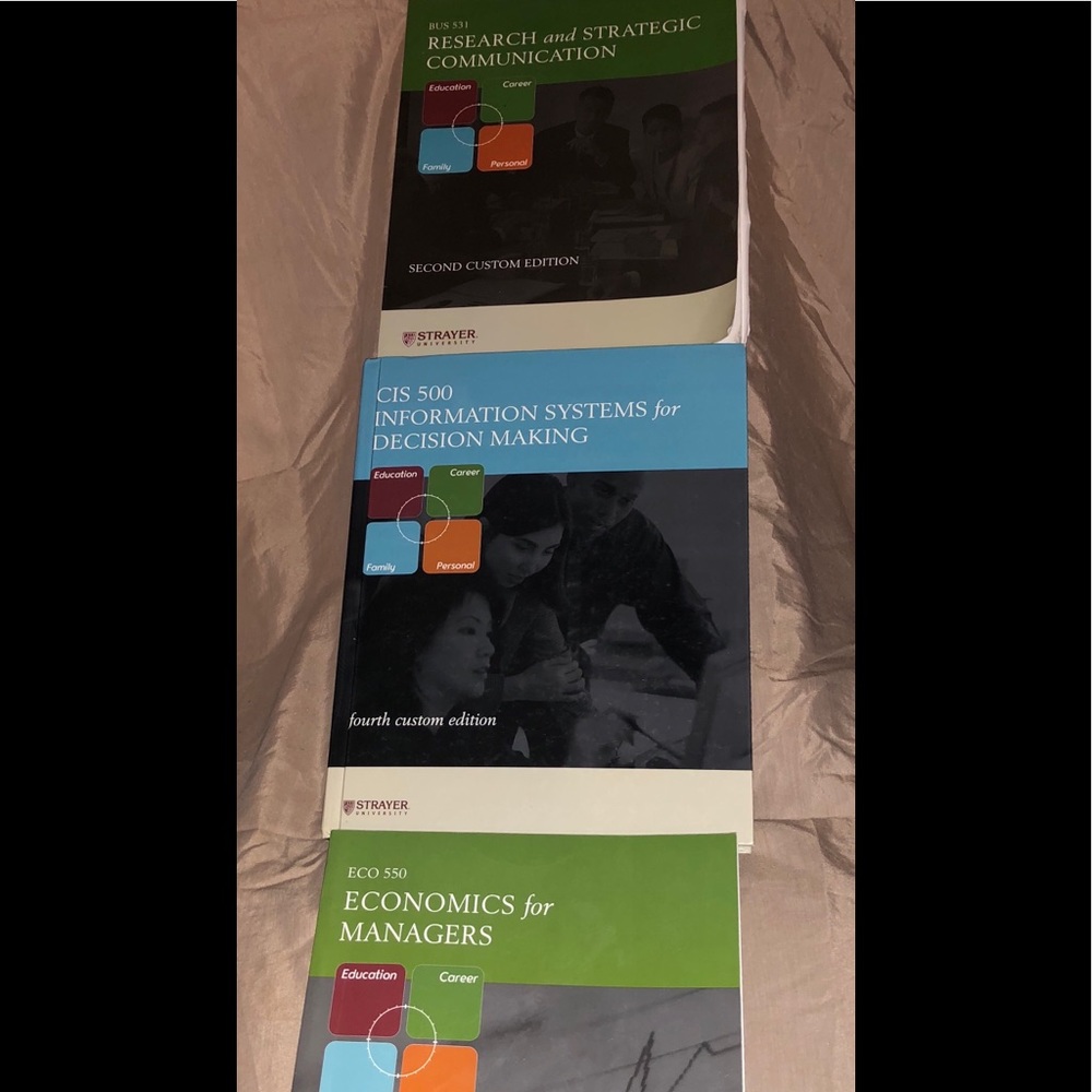 Strategic Comm, Info. Systems, Economics Textbooks